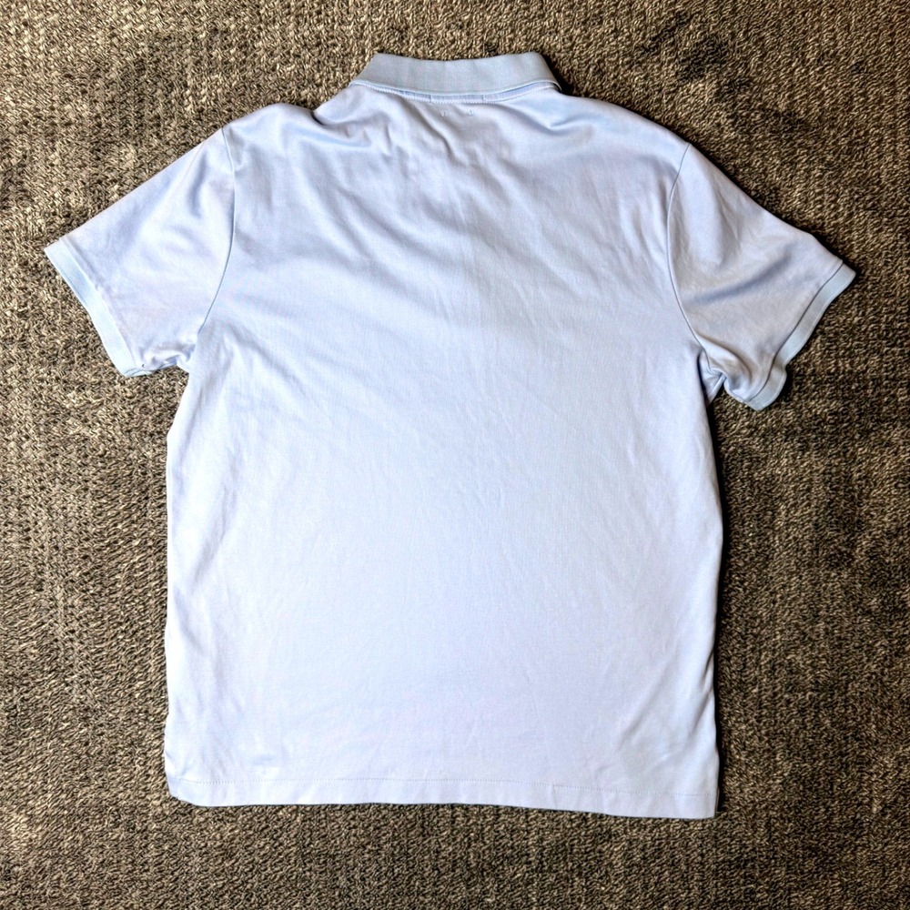 Polo Ralph Lauren Mens Classic Fit Short Sleeve Polo Shirt Light Blue Large - Picture 3 of 10